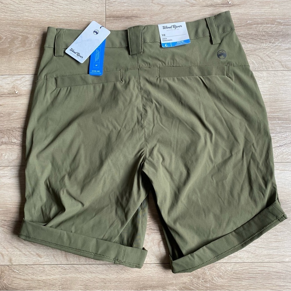 NWT WindRiver Cargo shorts Performance Quick Dry zippered pockets hiking size 10 - Picture 7 of 14